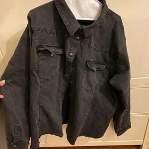 ASOS Oversized Stretchy Jean Jacket